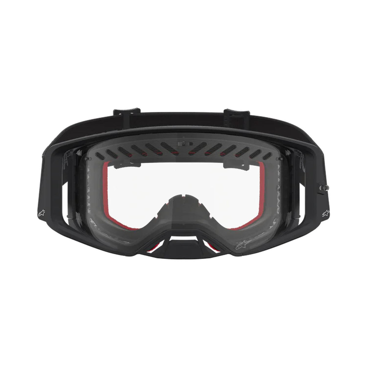 Alpinestars 2027 Supertech Dura Air Fluid MX Goggles Black Silver Clear