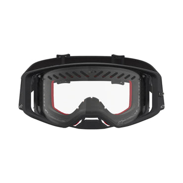 Alpinestars 2027 Supertech Dura Air Fluid MX Goggles Black Silver Clear