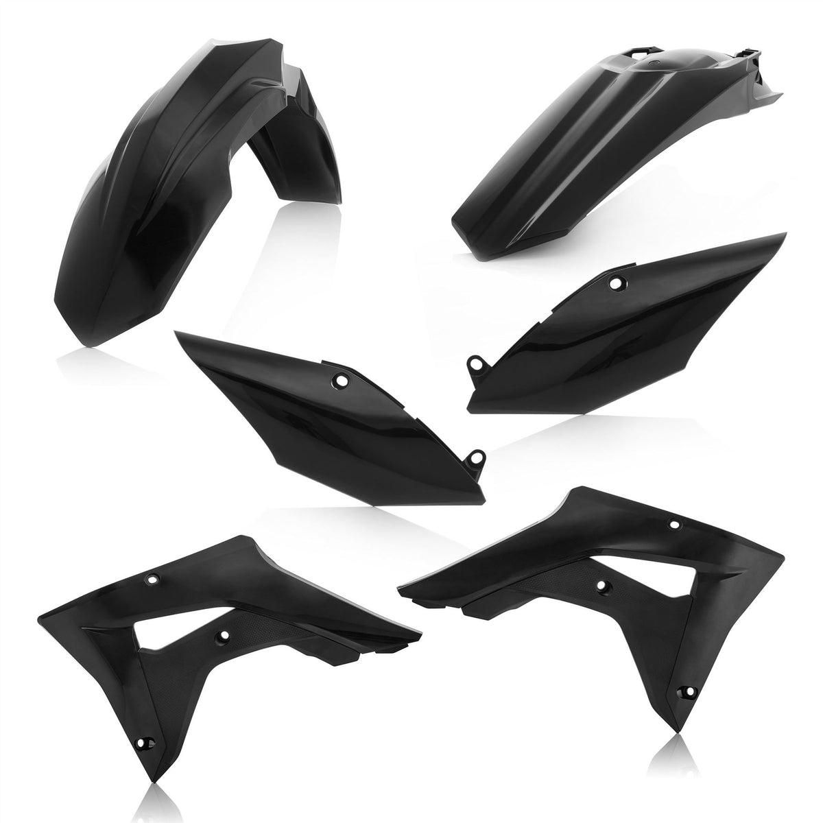 Acerbis Plastic Kit Black 0022530.090