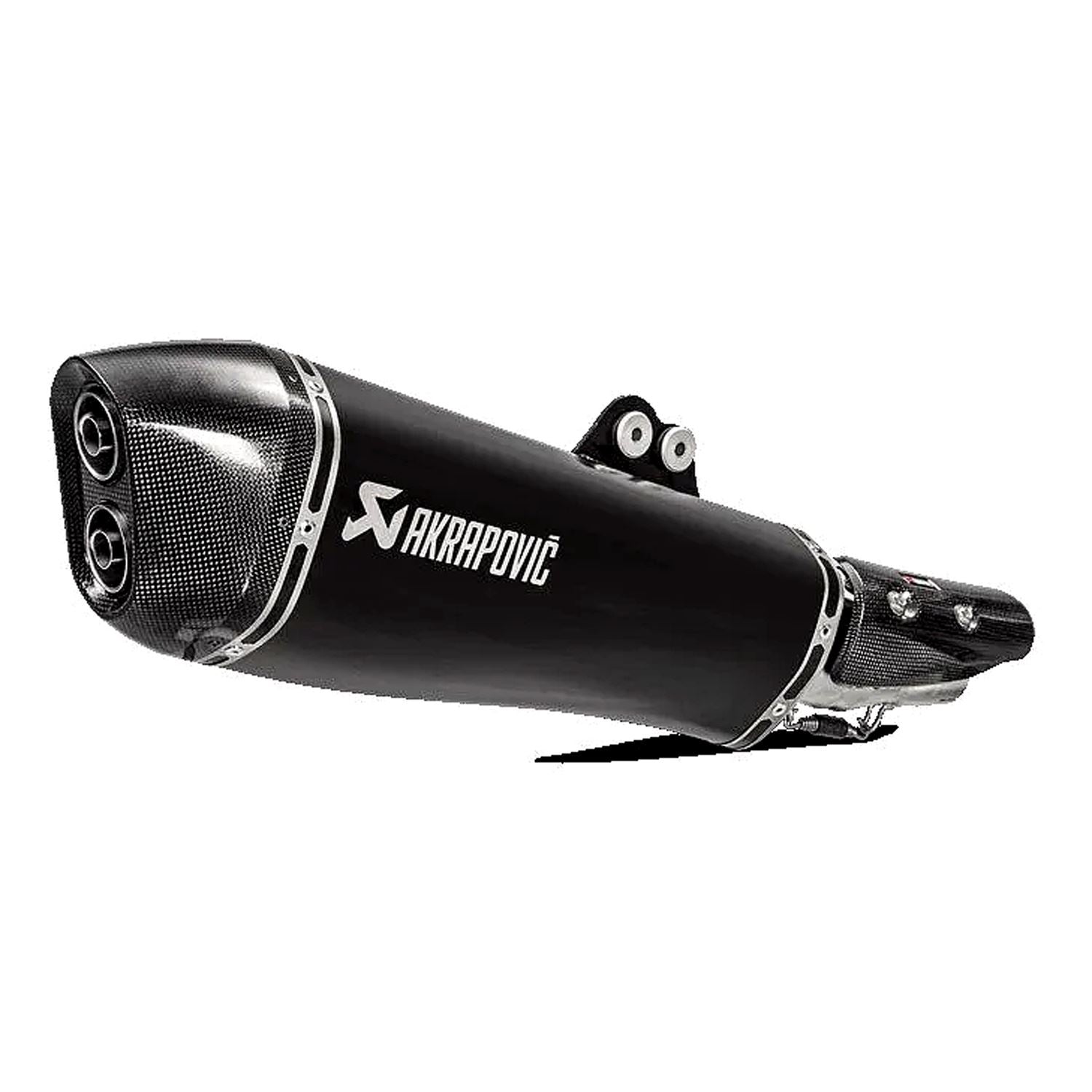 Akrapovic Stainless Steel Black Line Slip On Silencer For Kymco AK 550 I ABS 2017-2020
