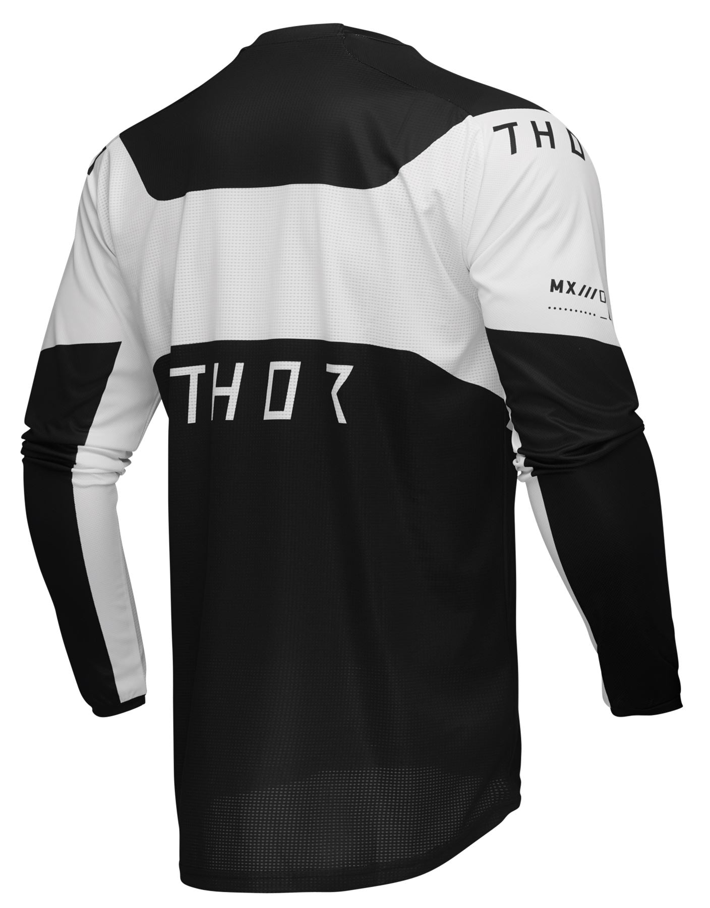 Thor 2026 Motocross Jersey Launchmode Storm Black White