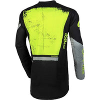 O'Neal 2024 Motocross Jersey Element Shocker Black Neon Yellow