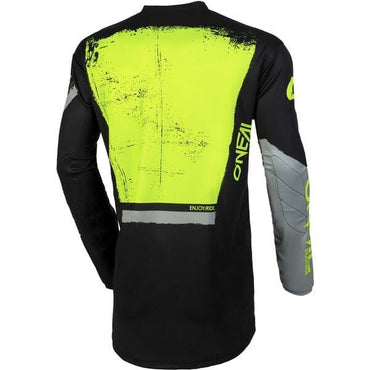 O'Neal 2024 Motocross Jersey Element Shocker Black Neon Yellow