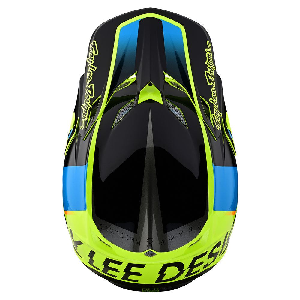 Troy Lee Designs SE5 Carbon Helmet W/MIPS Qualifier Yellow