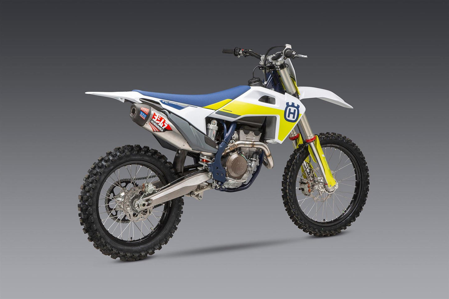 Yoshimura RS-12 Full Exhaust System Stainless Steel Aluminium Carbon Cap For Motocross Enduro Motorcycles