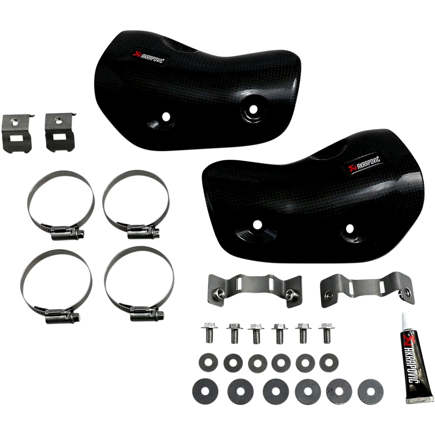 Akrapovic Carbon Fiber Exhaust Heat Shield For Kawasaki Z 1000 ABS Special Edition 2014