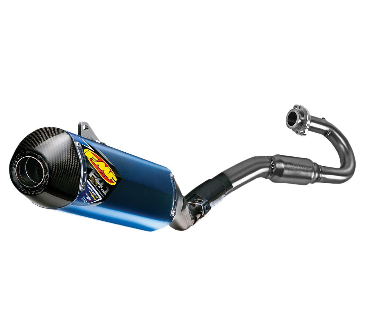 FMF Exhaust System Factory 4.1 RCT Powerbomb Carbon Blue Yamaha YFZ 450 XSE Special Edition 2011