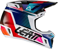 Leatt 2022 Helmet Moto 8.5 V22 Royal with 5.5 Goggles & Bag