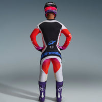 Alpinestars 2026 Techstar Knif Motocross Combo Kit Light Grey Orange Flo Black