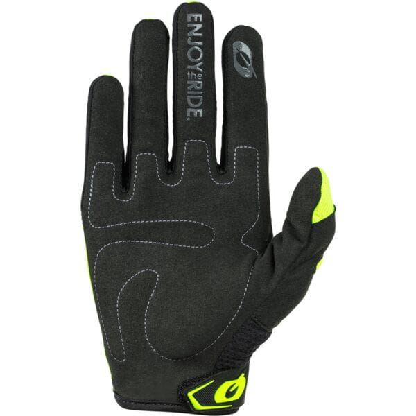 O'Neal 2025 Motocross Gloves Element Racewear Neon Yellow Black