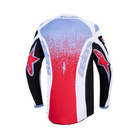 Alpinestars 2027 Fluid Drag MX Jersey Black White Light Blue Red Fluo