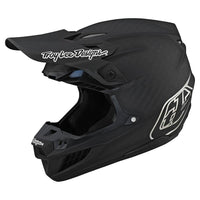Troy Lee Designs 2025 Motocross Helmet SE5 Carbon Stealth Black Chrome