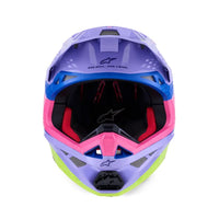 Alpinestars 2026 SM10 Jett Lawrence Motocross Helmet Purple Pink Yellow Flo