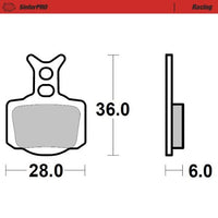 Moto-Master Rear Pro Racing Sintered Brake Pads For KTM SX-E5 0 2024-2027