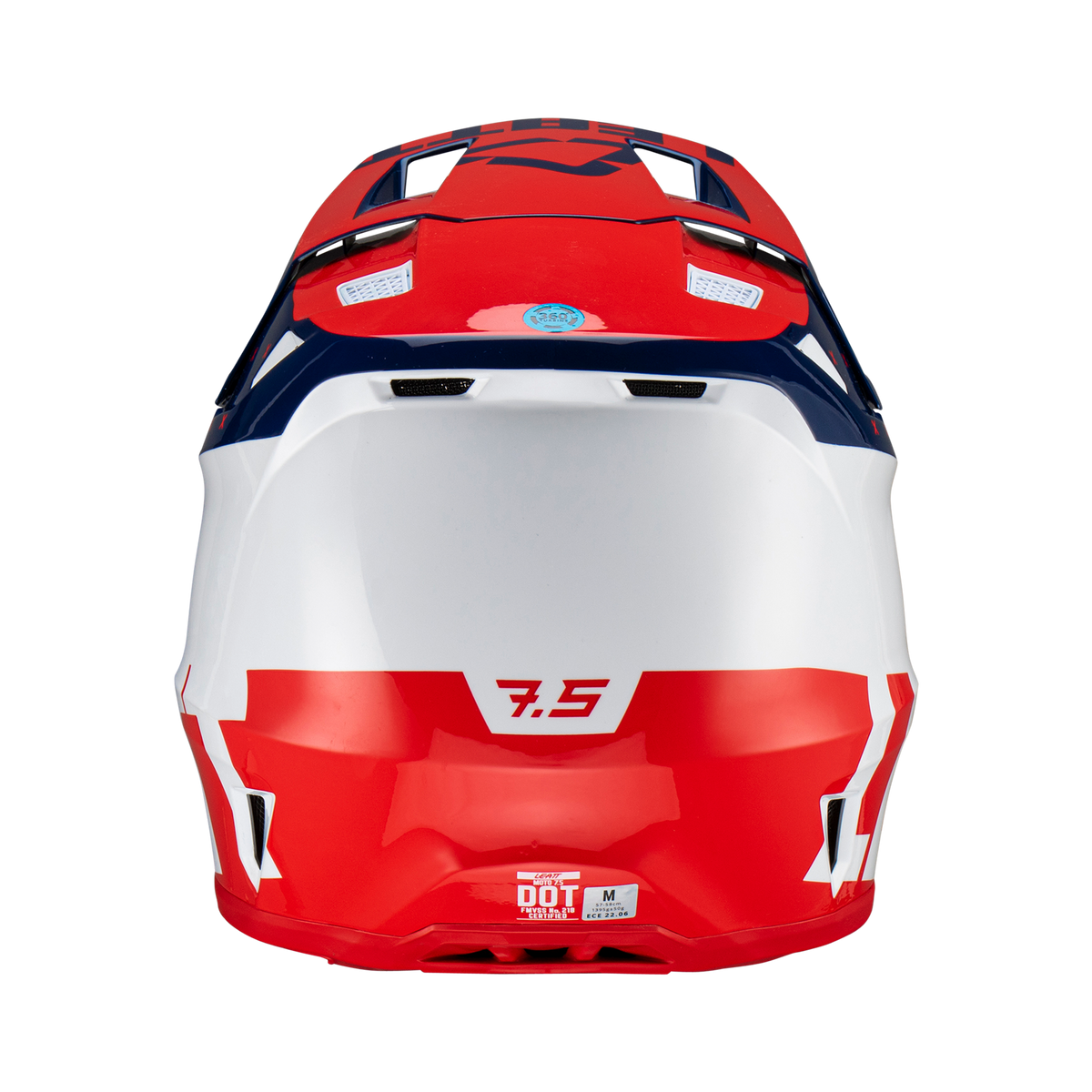 Leatt 2023 Helmet Moto 7.5 V23 Royal with 4.5 Goggles & Helmet Bag