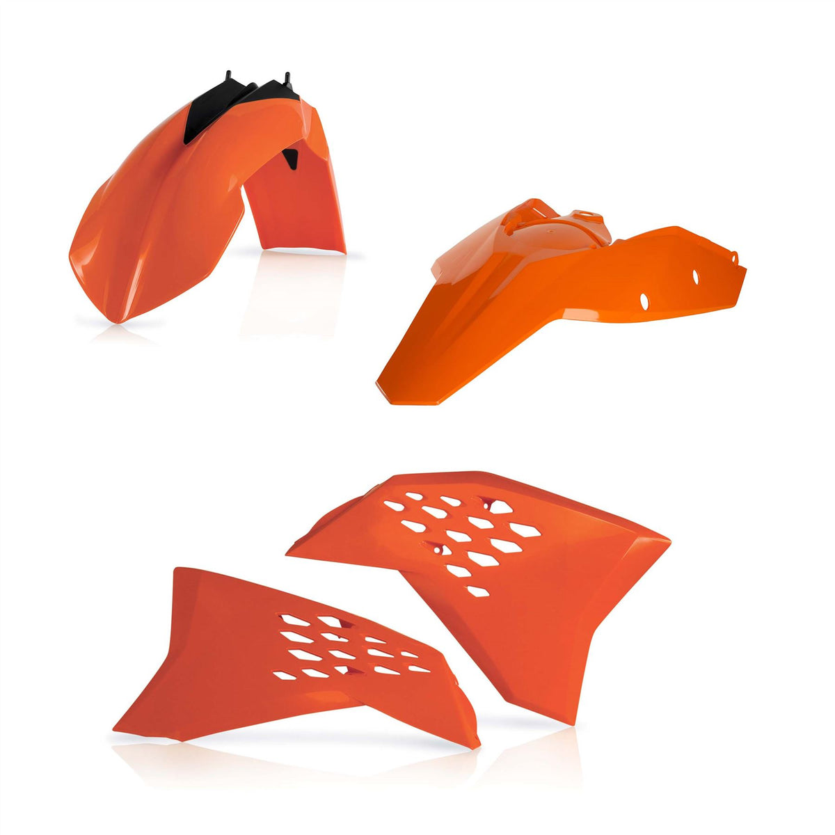 Acerbis Plastic Kit Orange For KTM EXC-F 500 2008-2011