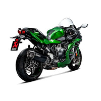 Akrapovic Titanium Black Line Slip On Silencer For Kawasaki H2 1000 SX ABS Ninja 2018-2020