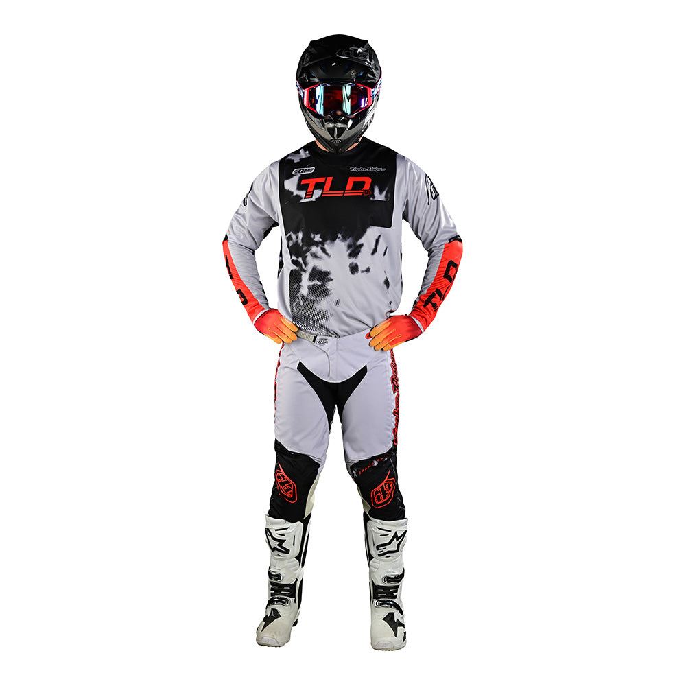 Troy Lee Designs 2024 Motocross Combo Kit GP Astro Light Grey Orange