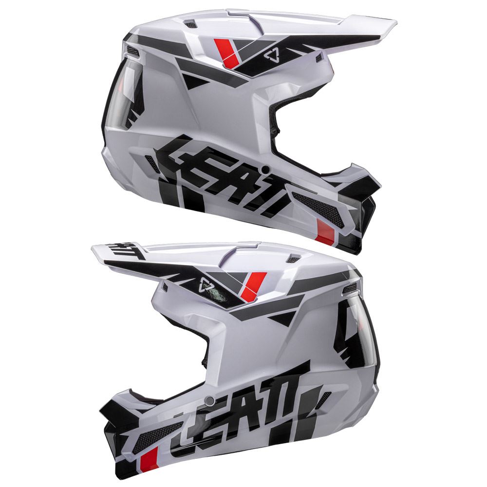 Leatt 2025 Motocross Helmet V25 2.5 White