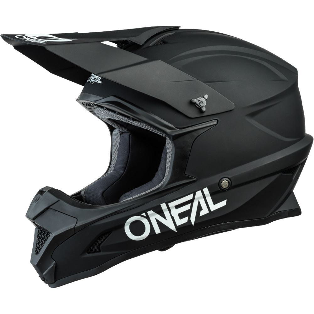 O'Neal 2024 Motocross Helmet 1SRS Youth Solid V.24 Black