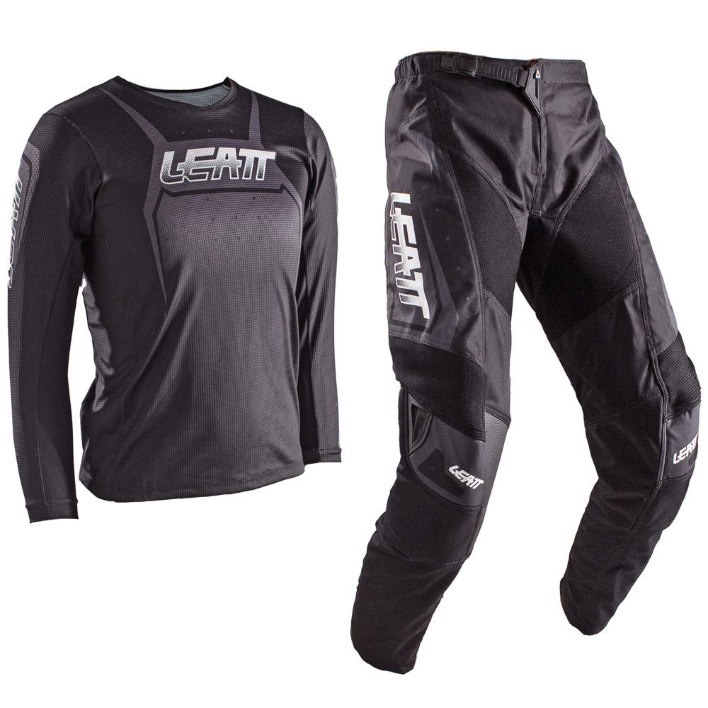 Leatt 2025 Motocross Combo Ride Kit 3.5 Youth Black