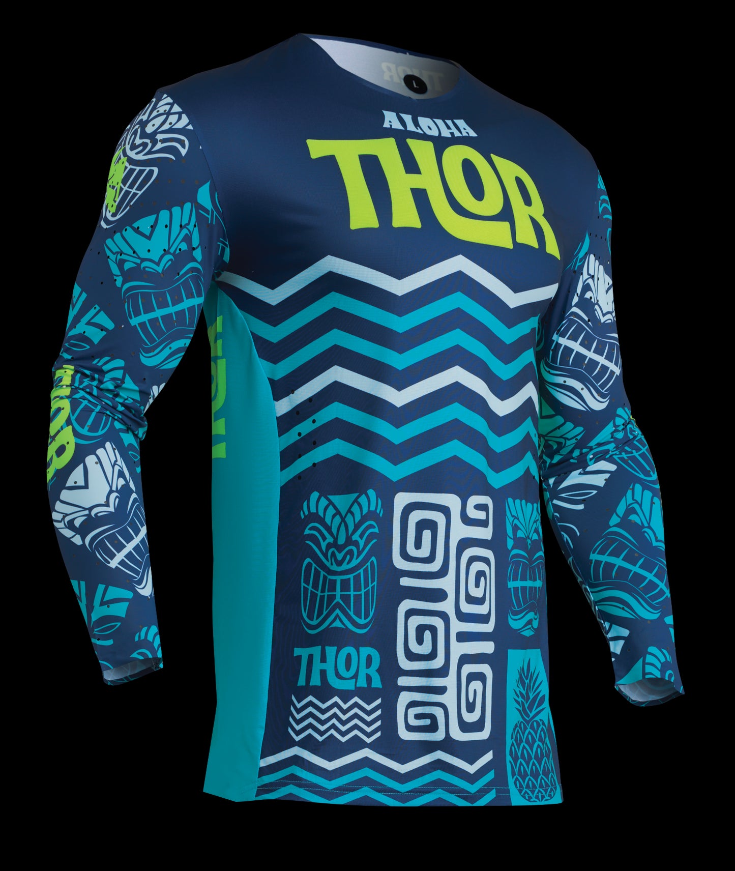 Thor 2025 Motocross Combo Kit Prime Aloha Navy Aqua