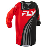 Fly Racing 2025 Motocross Combo Kit F-16 Youth Black Red White