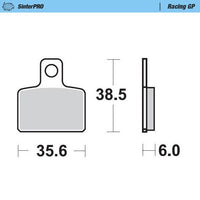 Moto-Master Pro Racing GP Sintered Brake Pads