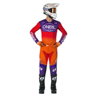 O'Neal 2026 Mayhem Hexx Blue Orange MX Combo Kit