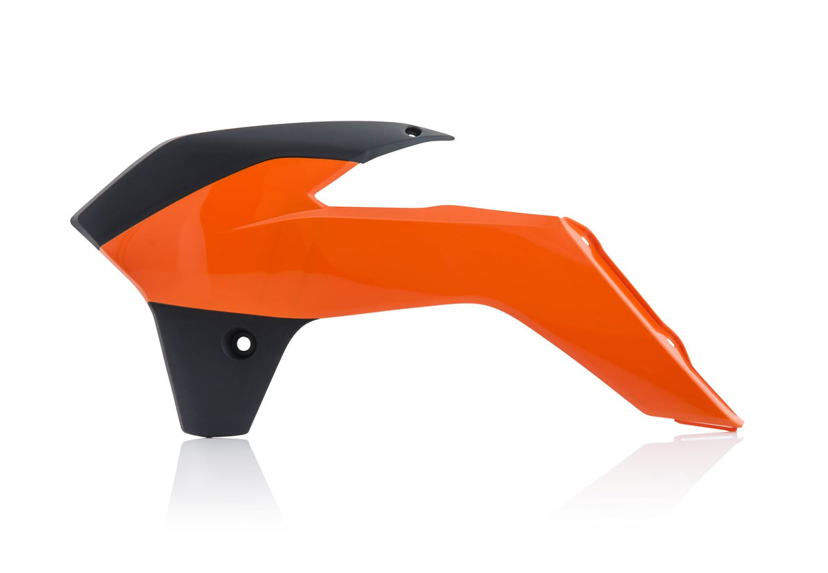 Acerbis Radiator Rad Scoops Orange Black 016 For KTM SX 85 2013-2017