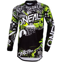 O'Neal 2024 Motocross Jersey Element Attack Youth Black Yellow