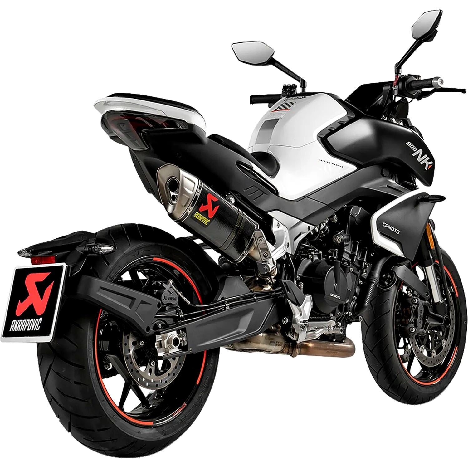 Akrapovic Carbon Line Slip On Silencer For CF Moto NK 800 ABS Advanced 2023-2026