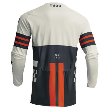Thor Pulse Combat Midnight Vintage White Motocross Jersey CLEARANCE