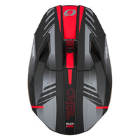 O'Neal 2026 3 SRS Haze Black Grey Red Helmet
