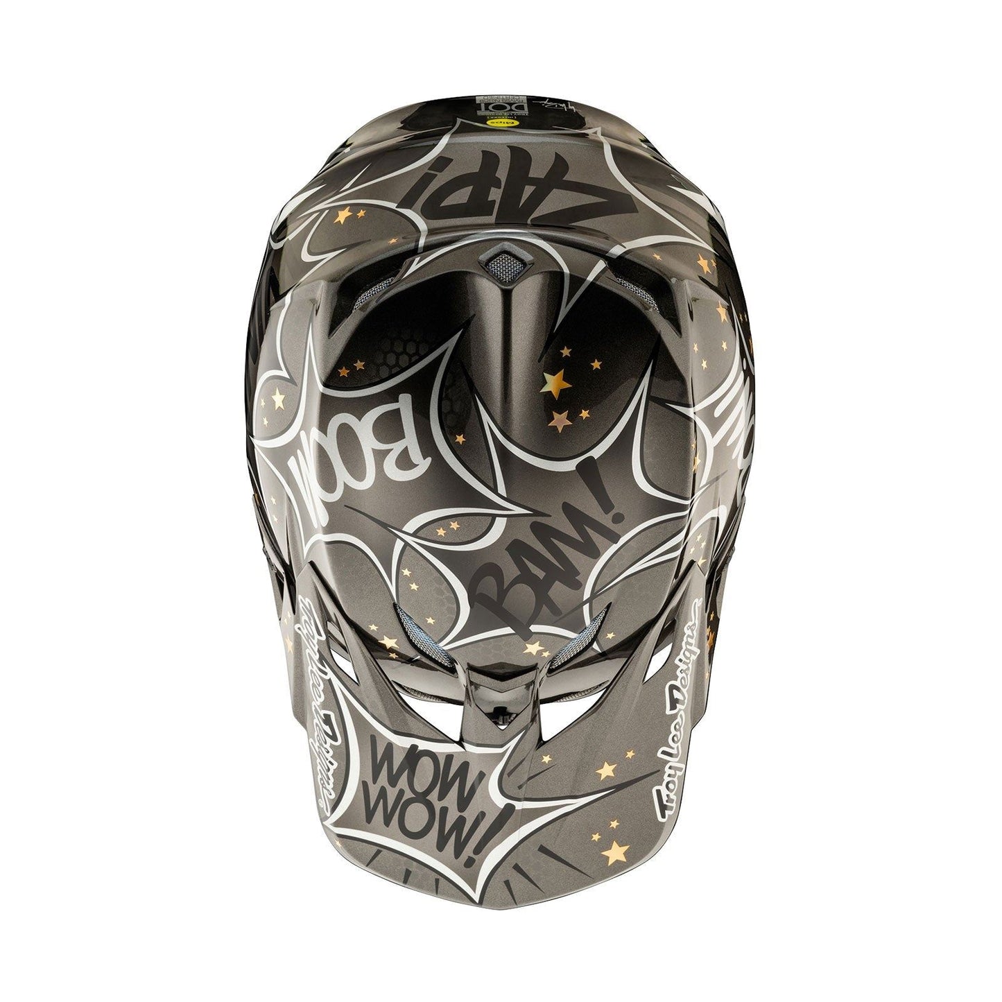 Troy Lee Designs 2025 Motocross Helmet SE5 Carbon Cosmic Explosion Grey