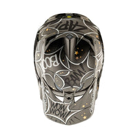 Troy Lee Designs 2025 Motocross Helmet SE5 Carbon Cosmic Explosion Grey
