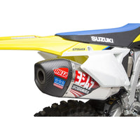 Yoshimura RS-12 Full Exhaust System Stainless Steel Aluminium Carbon Cap For Suzuki RM-Z 250 2019-2023