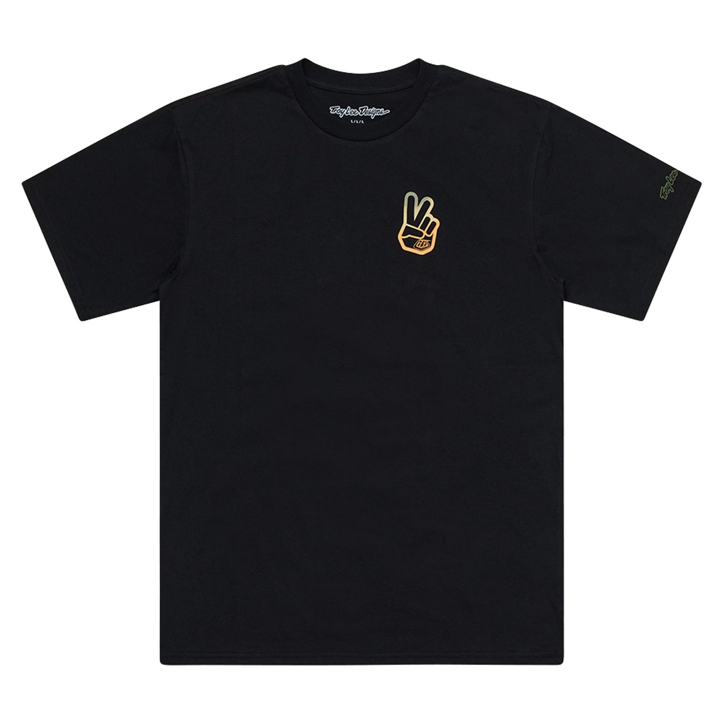 Troy Lee Designs Spring 2025 MX Peace Out Youth Casual T-Shirt Black