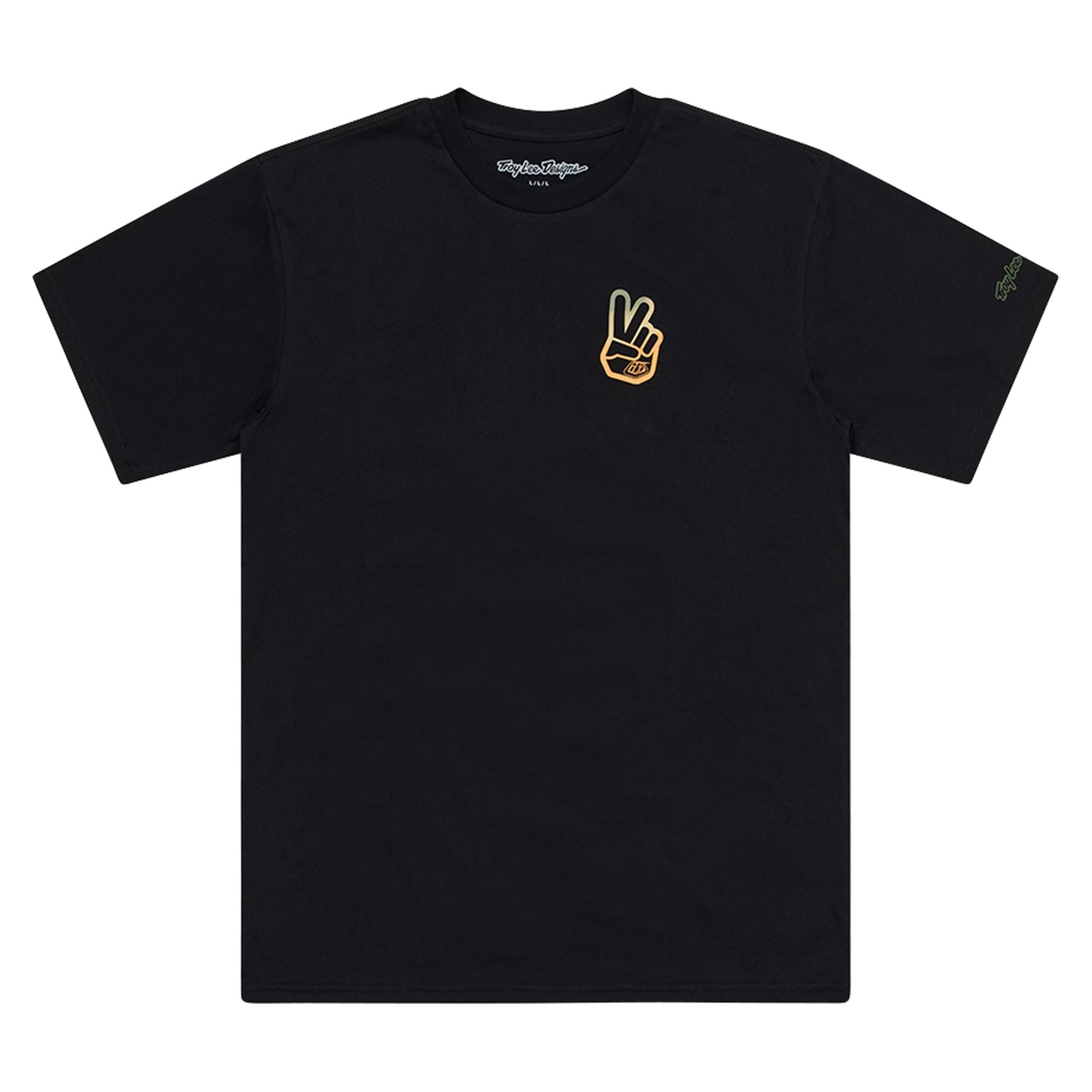 Troy Lee Designs Spring 2025 MX Peace Out Youth Casual T-Shirt Black