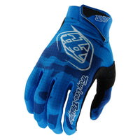 Troy Lee Designs Spring 2025 MX Gloves AIR Youth Blotted Bright Blue