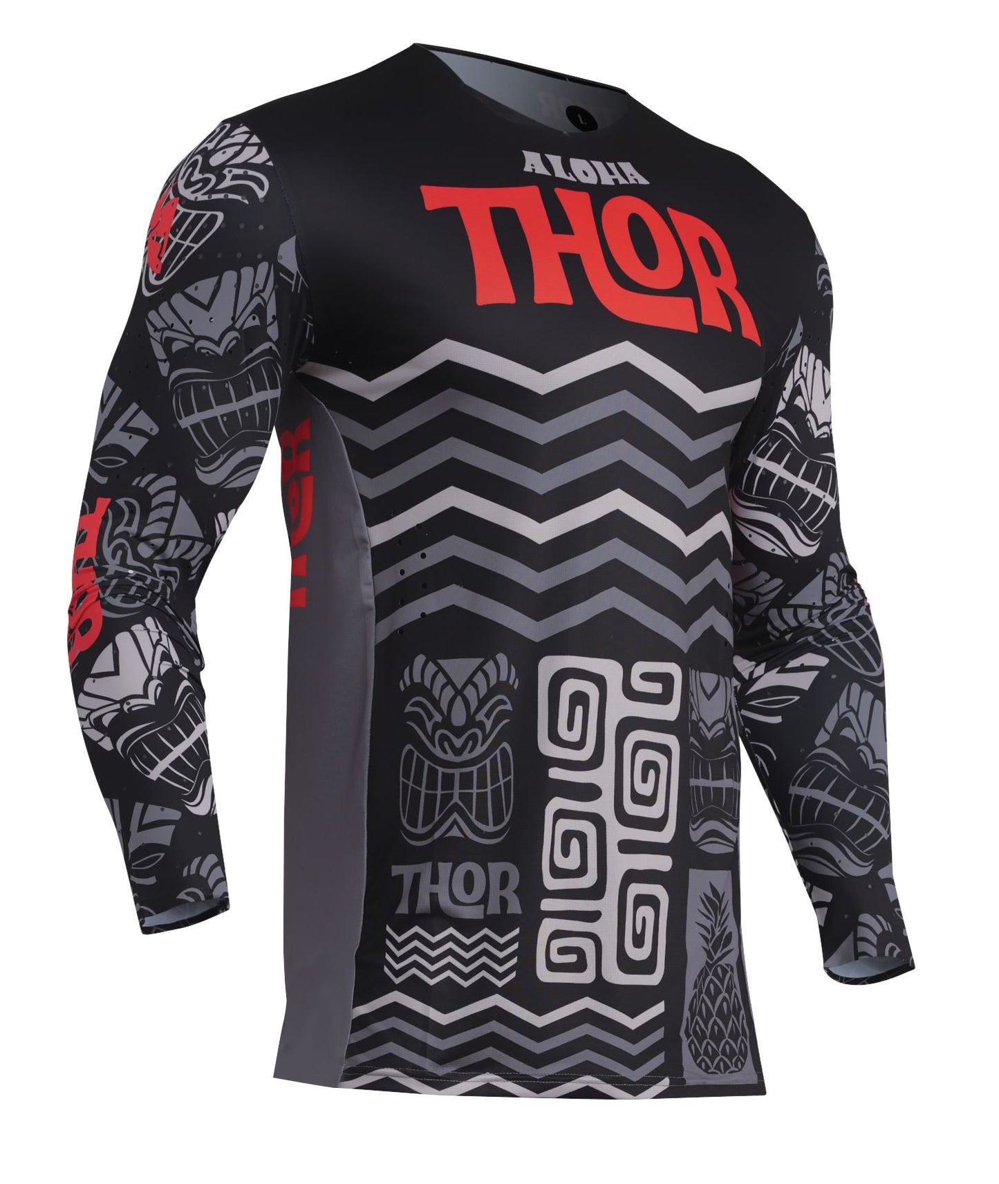 Thor 2025 Motocross Combo Kit Prime Aloha Black Grey