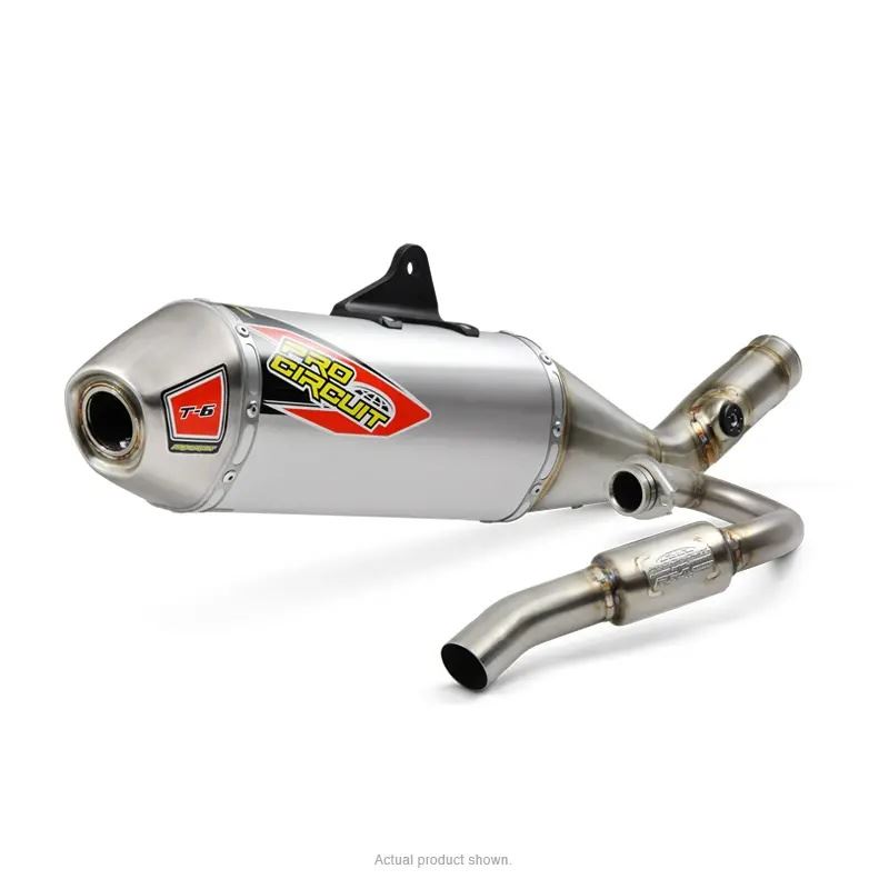 Pro Circuit T-6 Stainless Exhaust System  For Suzuki RM-Z 250 2019-2025
