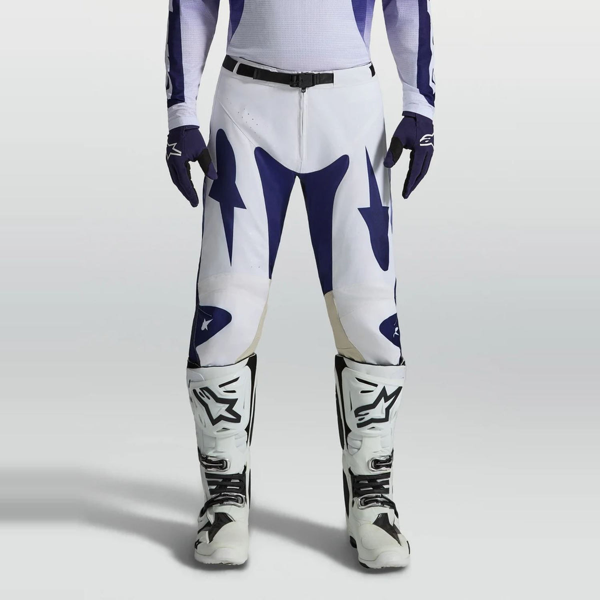 Alpinestars 2027 Racer Air Amber MX Pants Blue Navy White