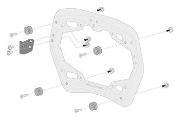 SW-Motech Adapter Kit For PRO Side Carrier Trax ADV/NANUK KFT.00.152.35100
