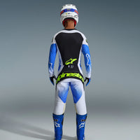 Alpinestars 2026 Techstar Knif Motocross Combo Kit Ucla Blue Black Yellow Flo