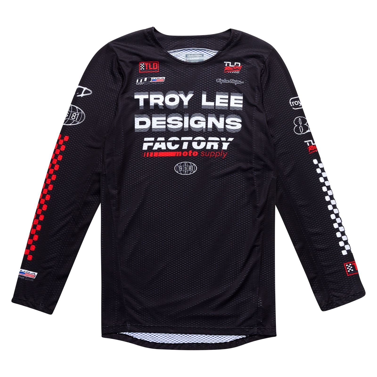 Troy Lee Designs Spring 2025 MX Jersey GP PRO AIR Factory Jersey Black