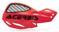 Acerbis Uniko MX Handguards Pair + Kit For Red Black Honda CRF 450 X 2003 - 2020