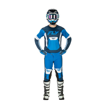 Fly Racing 2026 Motocross Combo Kit Lite  Blue White
