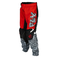 Fly Racing 2026 Motocross Pants Kinetic Mutant Youth  Red White Black