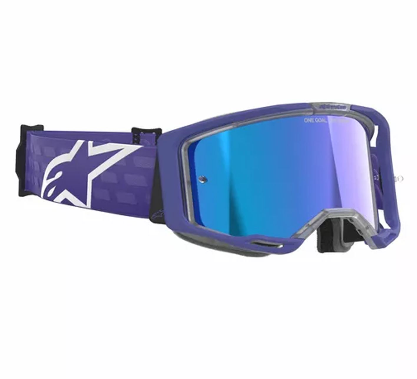 Alpinestars 2025 Goggles Vision 8 Corp Purple Mirror Blue